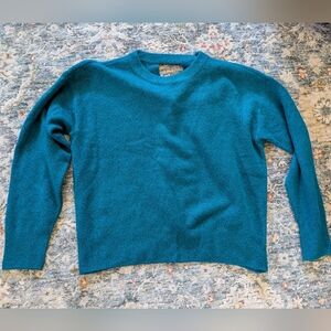 1 STATE Teal/Turquoise Knit Sweater